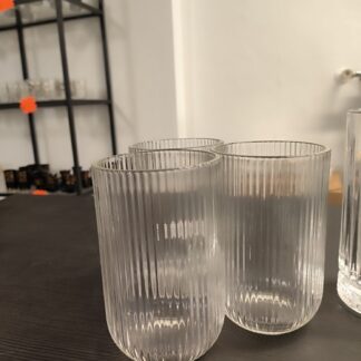 Servizio di bicchieri da 6 rigato alto