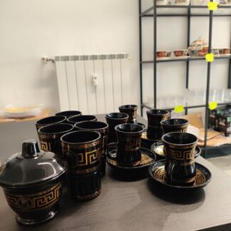 Servizio Turco the e caffè nero