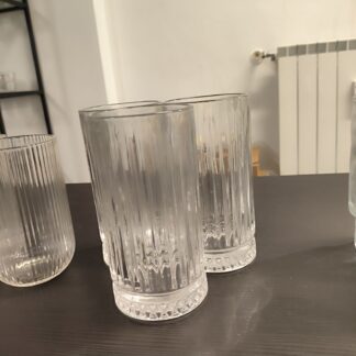 servizio di bicchieri da 6 stile wisky alto