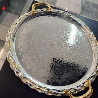 vassoio rotondo gold da 35
